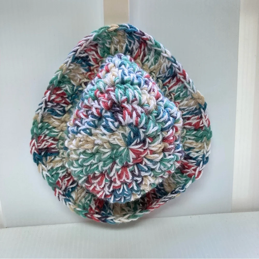 Warm Hat Handmade Crocheted Toddler Girl